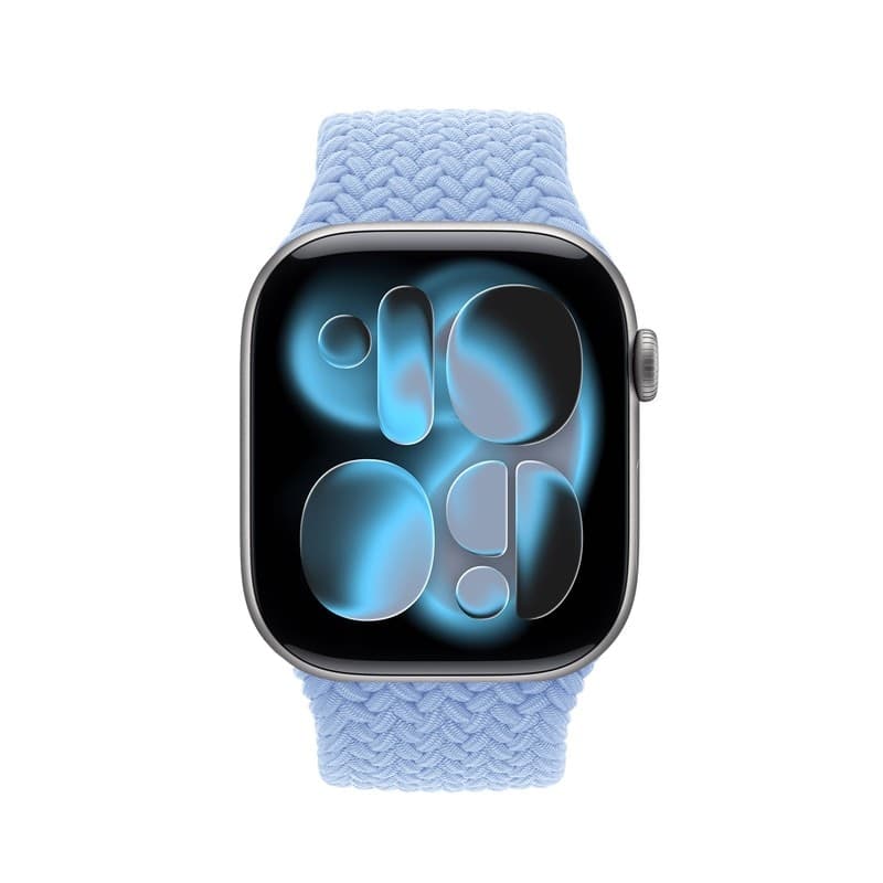 Cinturino Crong Wave - Cinturino intrecciato per Apple Watch 38/40/41/42 mm (azzurro cielo) - 2
