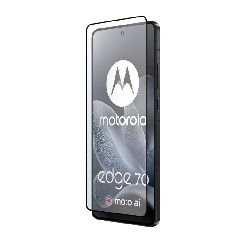 Crong 3D Armor Glass Lite - Pellicola protettiva in vetro temperato con colla completa per Motorola Edge 70 5G - 2