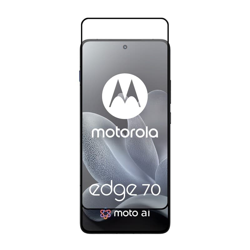 Crong 3D Armor Glass Lite - Pellicola protettiva in vetro temperato con colla completa per Motorola Edge 70 5G - 3