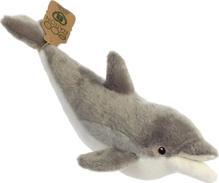 Eco Nation – Plush Toy / Cuddly Dolphin 38 cm Eco-Friendly - 2
