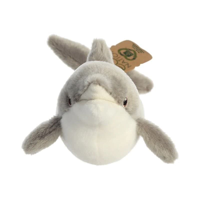 Eco Nation – Plush Toy / Cuddly Dolphin 38 cm Eco-Friendly - 4