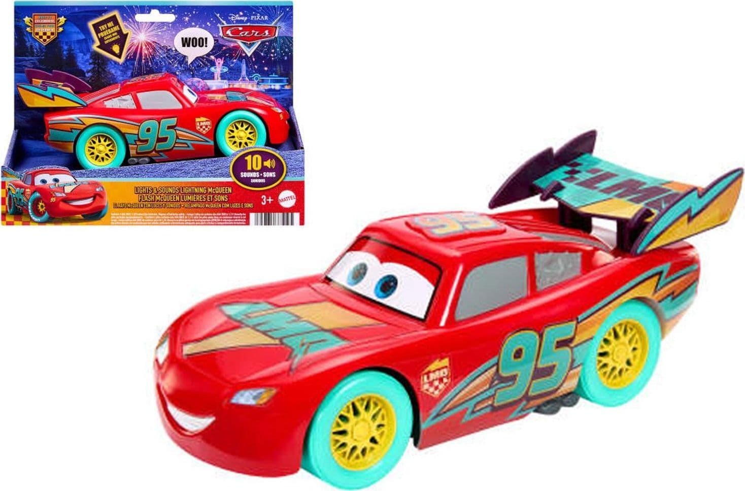 Saetta McQueen Luci e Suoni Cars