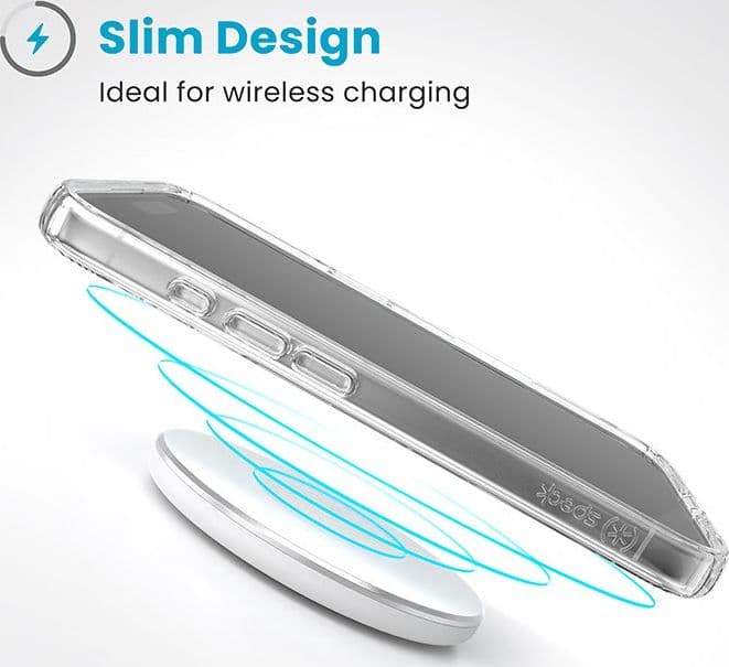 Speck Presidio Perfect-Clear - Custodia per iPhone 16 (trasparente) - 3