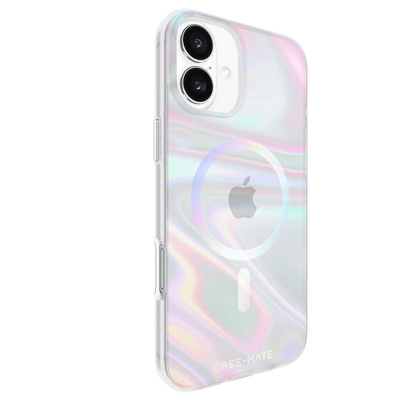 Case-Mate Soap Bubble MagSafe - Case for iPhone 16 Plus (Iridescent) - 3