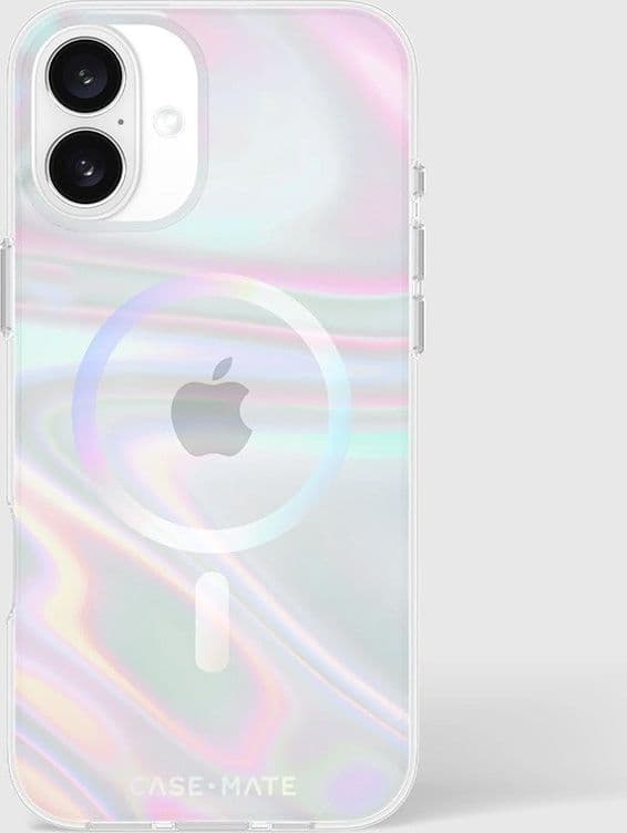 Case-Mate Soap Bubble MagSafe - Case for iPhone 16 Plus (Iridescent) - 9