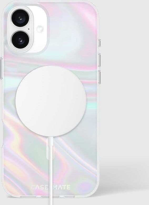 Case-Mate Soap Bubble MagSafe - Case for iPhone 16 Plus (Iridescent) - 10