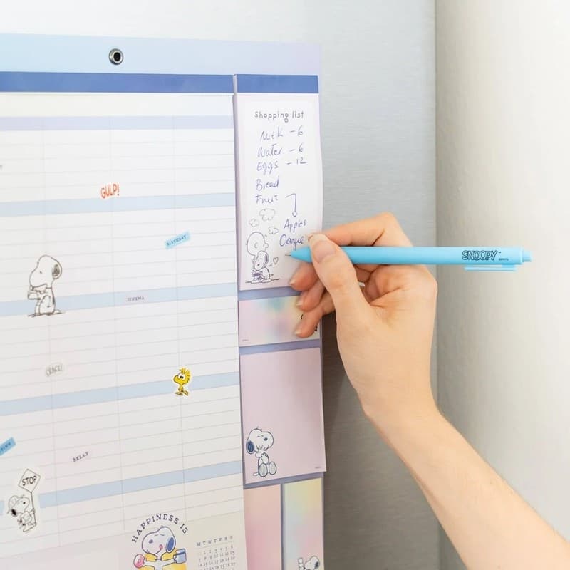 Snoopy - Calendario magnetico / Agenda mensile 2026/2027 (30 x 34 cm) - 5