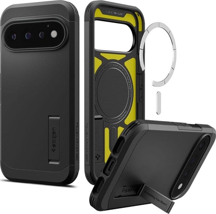 Spigen Tough Armor Mag MagSafe - Custodia per Google Pixel 11 Pro (Nero) - 2