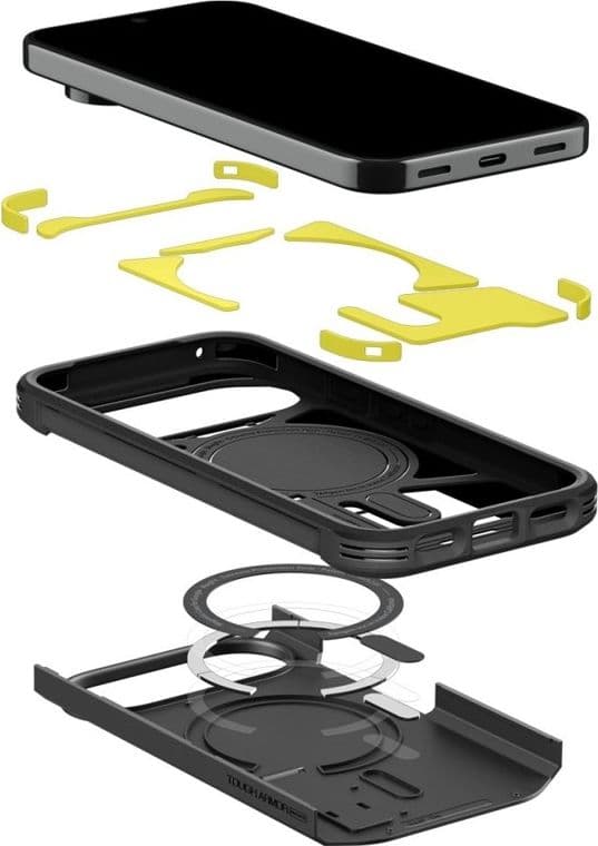 Spigen Tough Armor Mag MagSafe - Custodia per Google Pixel 11 Pro (Nero) - 8
