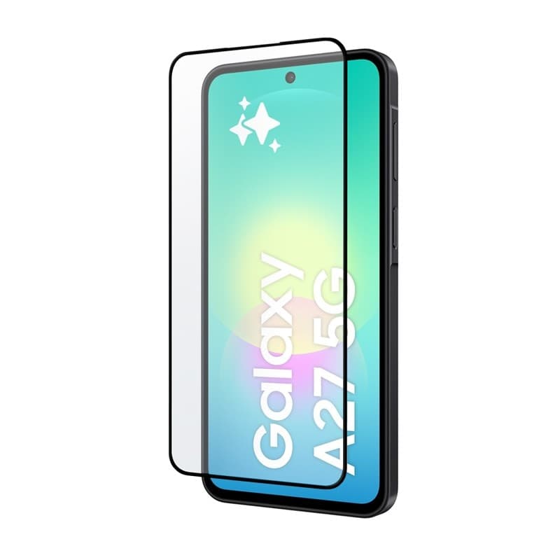 Crong 3D Armor Glass Lite - Pellicola protettiva in vetro temperato con colla completa per Samsung Galaxy A27 5G - 2