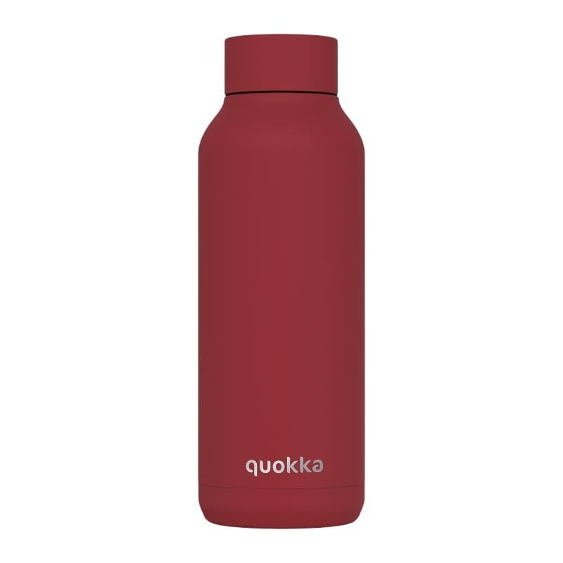 Quokka Solid - Bottiglia termica in acciaio inox 510 ml (rosso mattone refrattario)