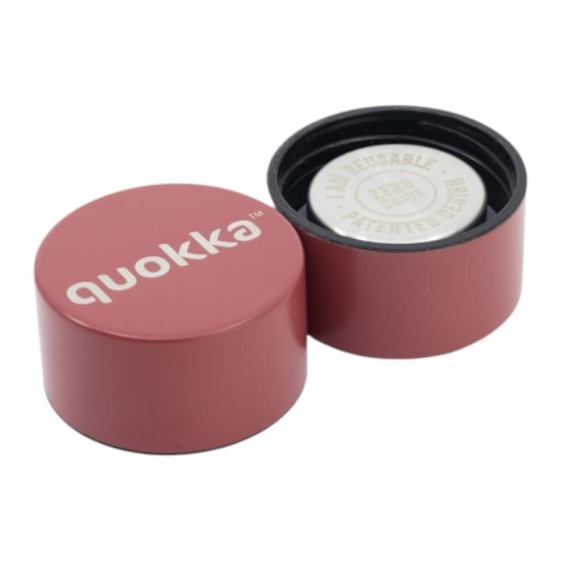 Quokka Solid - Bottiglia termica in acciaio inox 510 ml (rosso mattone refrattario) - 4
