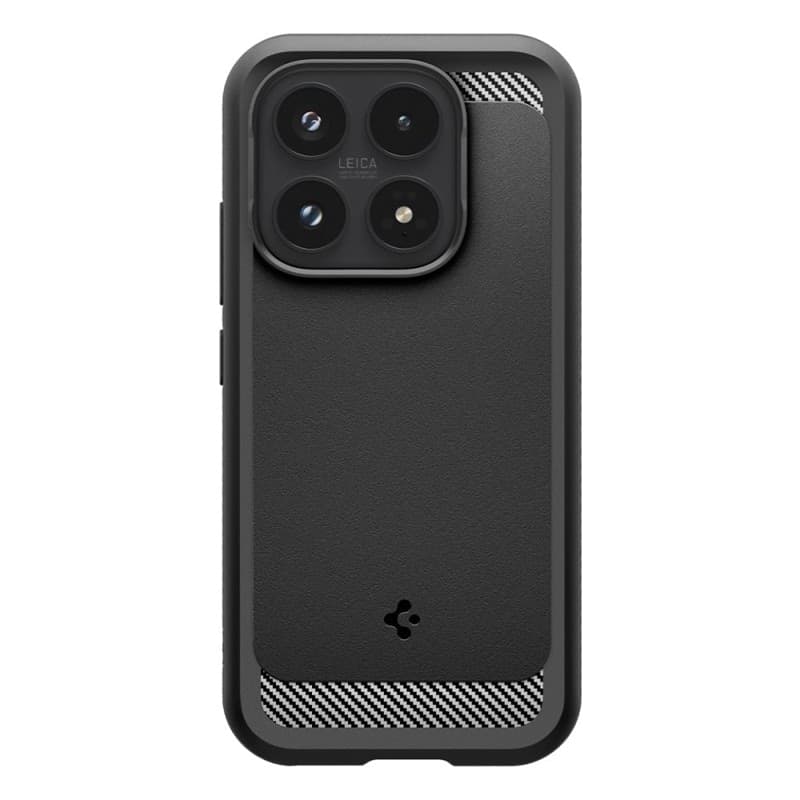 Spigen Rugged Armor - Custodia per Xiaomi 17 (nero opaco) - 2