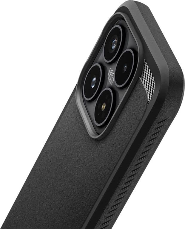 Spigen Rugged Armor - Custodia per Xiaomi 17 (nero opaco) - 7