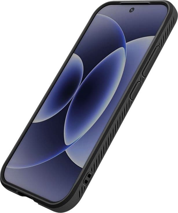 Spigen Rugged Armor - Custodia per Xiaomi 17 (nero opaco) - 10