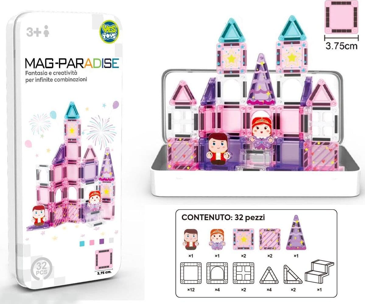Magnetic Nano Piastrelle Castle Princess 32 - 2