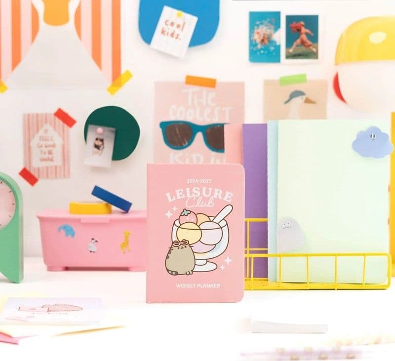 Pusheen - Agenda settimanale formato A6 della collezione Vacanze Tropicali 2026/2027 - 6