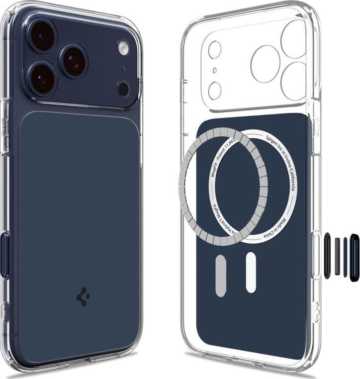Spigen Ultra Hybrid T Mag MagSafe - Custodia per iPhone 17 Pro (blu opaco) - 2