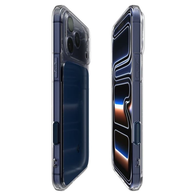 Spigen Ultra Hybrid T Mag MagSafe - Custodia per iPhone 17 Pro (blu opaco) - 7