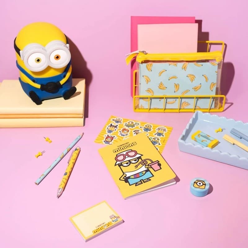 Set da scrittura a tema Minions - Cibo (8 pezzi) - 3
