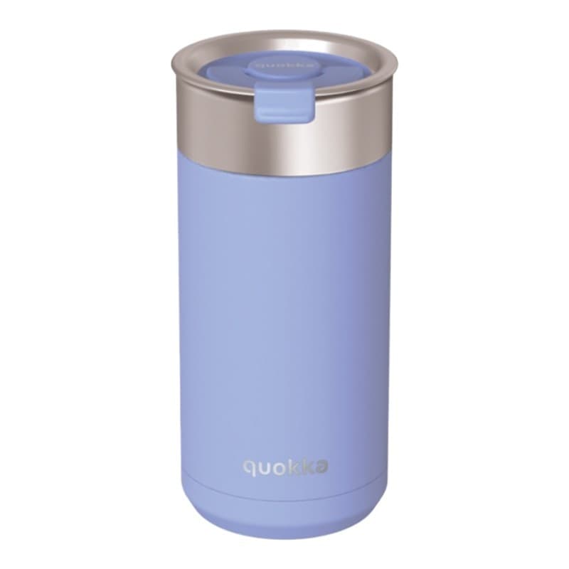 Tazza termica Quokka Boost in acciaio inox con infusore, 400 ml (blu denim)