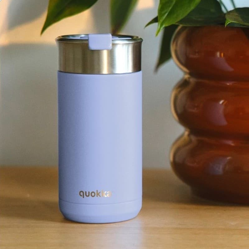 Tazza termica Quokka Boost in acciaio inox con infusore, 400 ml (blu denim) - 3