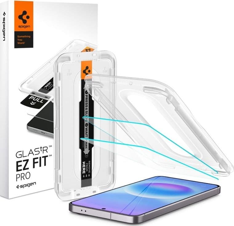 Spigen GLAS.TR EZ Fit Pro Confezione da 2 - Pellicole protettive in vetro temperato per Samsung Galaxy A57 5G (2 pezzi)