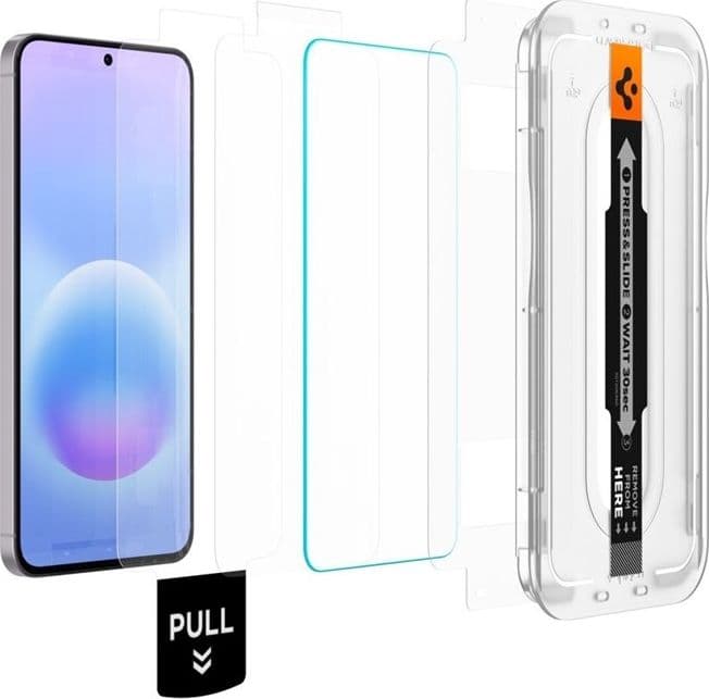 Spigen GLAS.TR EZ Fit Pro Confezione da 2 - Pellicole protettive in vetro temperato per Samsung Galaxy A57 5G (2 pezzi) - 2