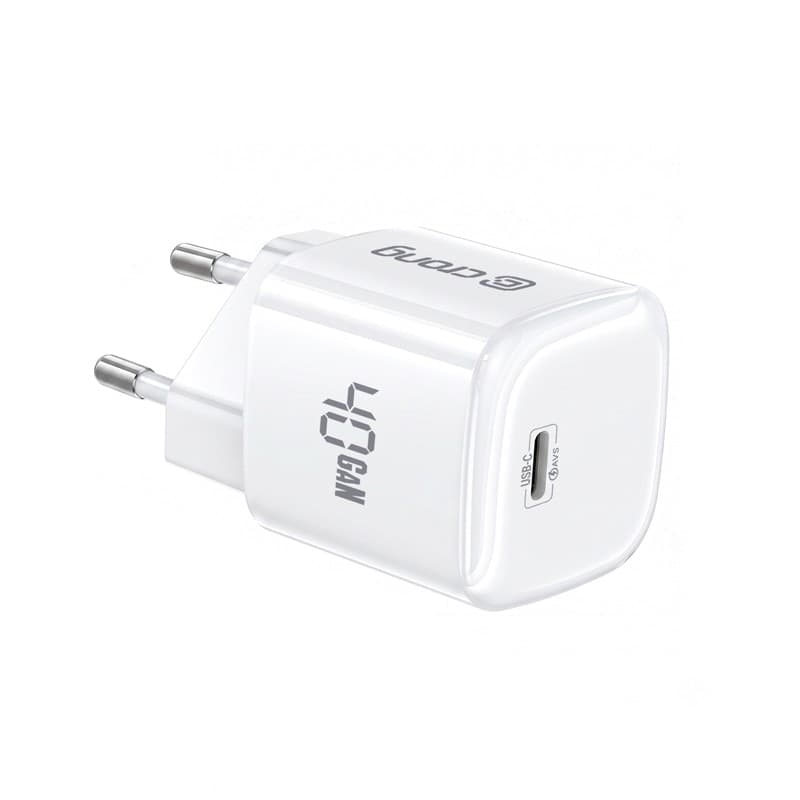 Crong NEO GaN Charger - Caricabatterie USB-C 40W PD con AVS (bianco) - 2