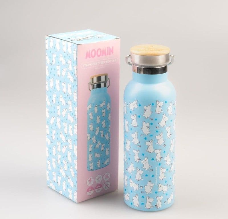 Moomins - Stainless Steel Thermal Bottle with Handle 500 ml - 2