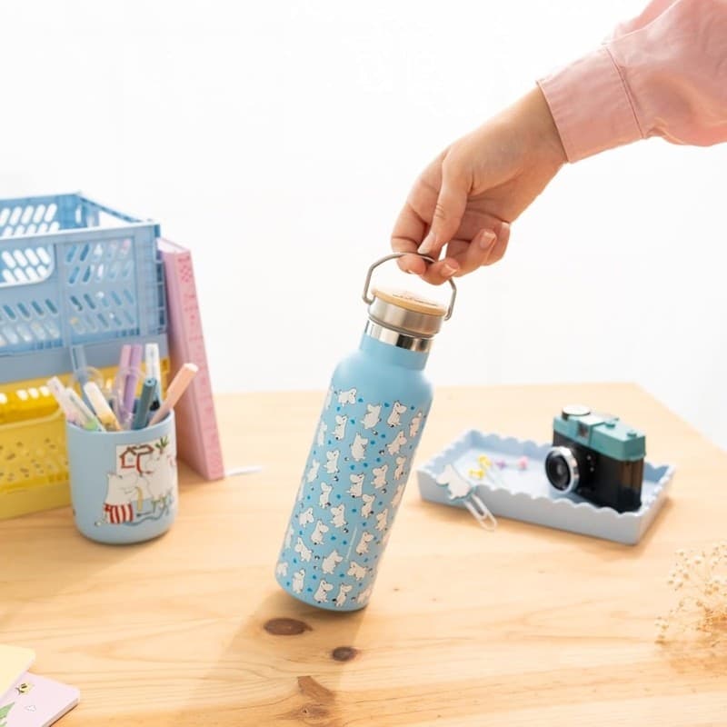Moomins - Stainless Steel Thermal Bottle with Handle 500 ml - 7