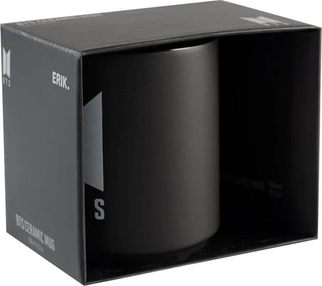 Tazza in ceramica BTS in confezione regalo da 350 ml (nera) - 7