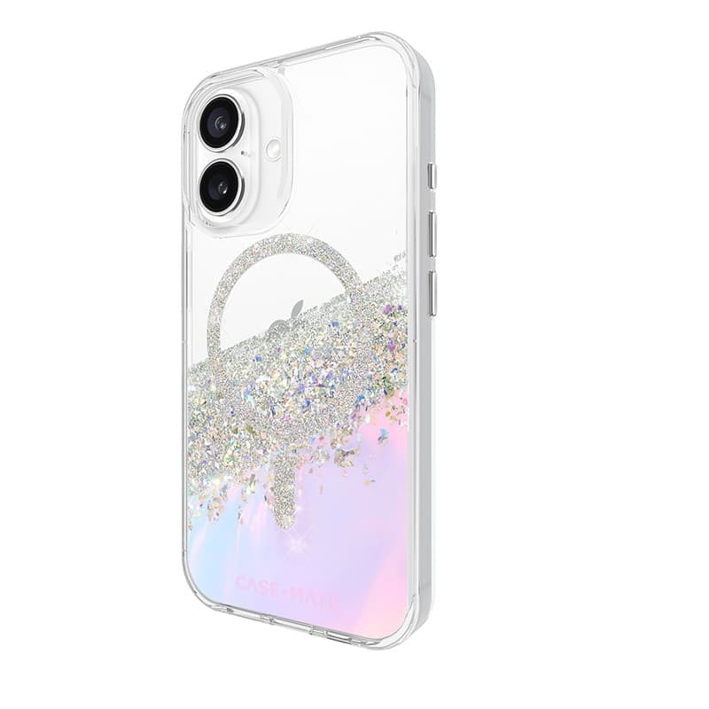 Case-Mate Karat MagSafe - Case for iPhone 16 (Holographic Soap Bubble) - 4