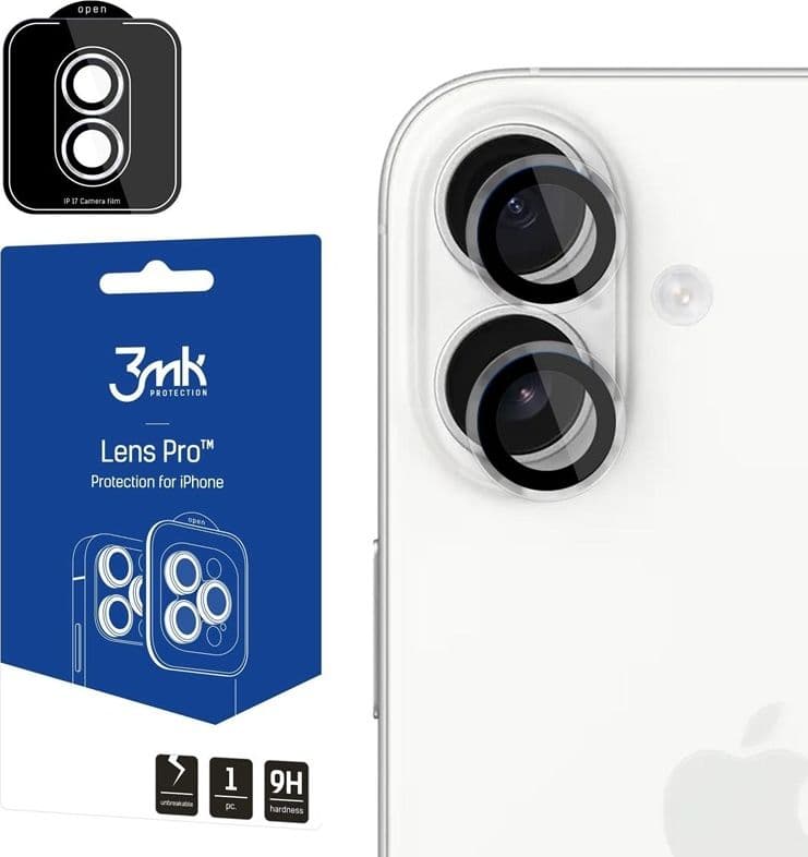 3mk Lens Protection Pro - Camera Lens Glass for iPhone 17 (Transparent)