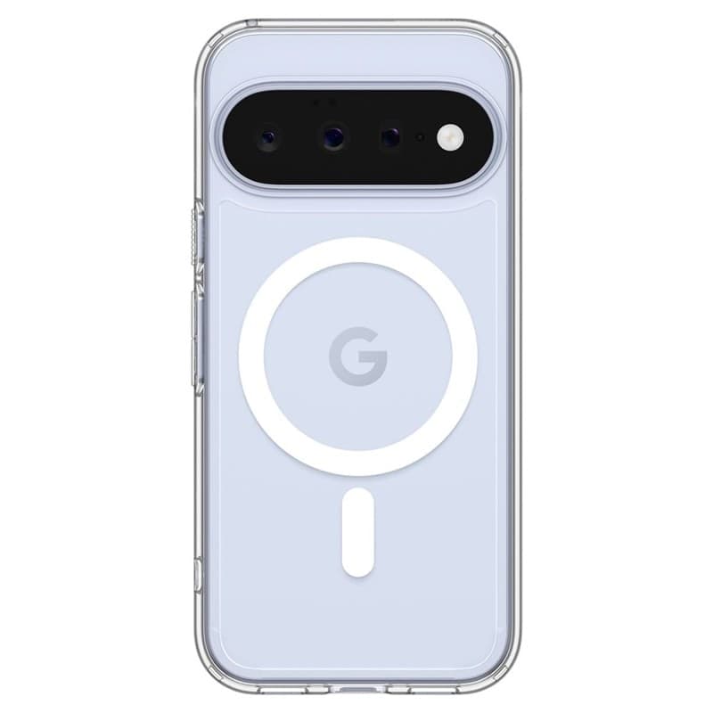 Spigen Ultra Hybrid Mag MagSafe - Custodia per Google Pixel 11 (Trasparente/Bianco) - 3