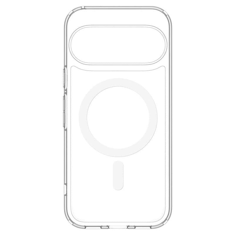Spigen Ultra Hybrid Mag MagSafe - Custodia per Google Pixel 11 (Trasparente/Bianco) - 4