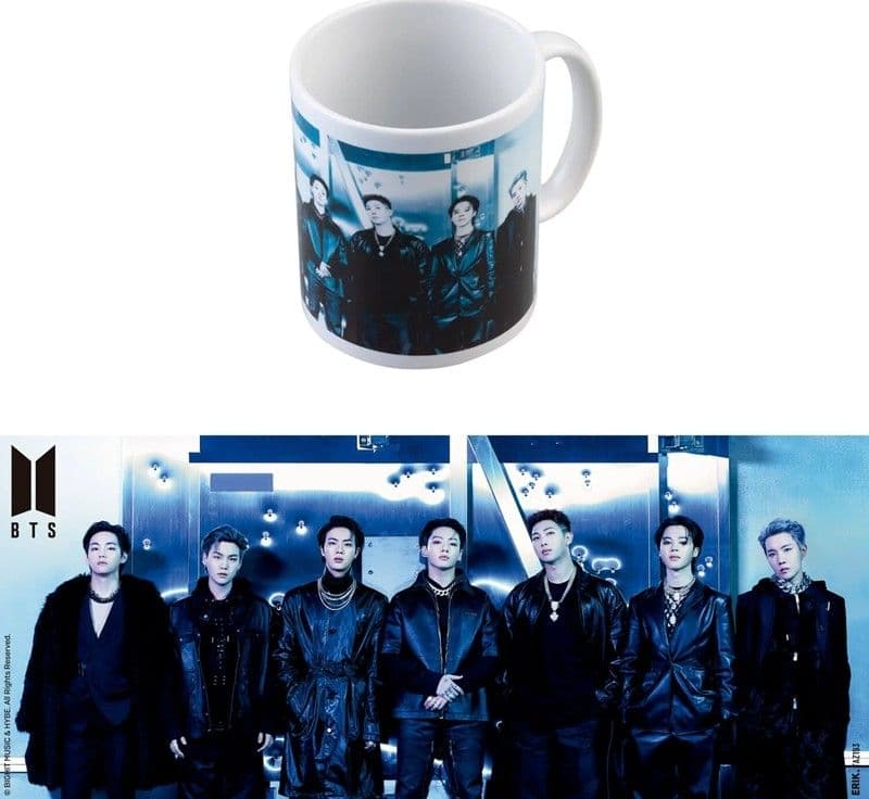 Tazza in ceramica BTS in confezione regalo da 350 ml (bianca) - 3