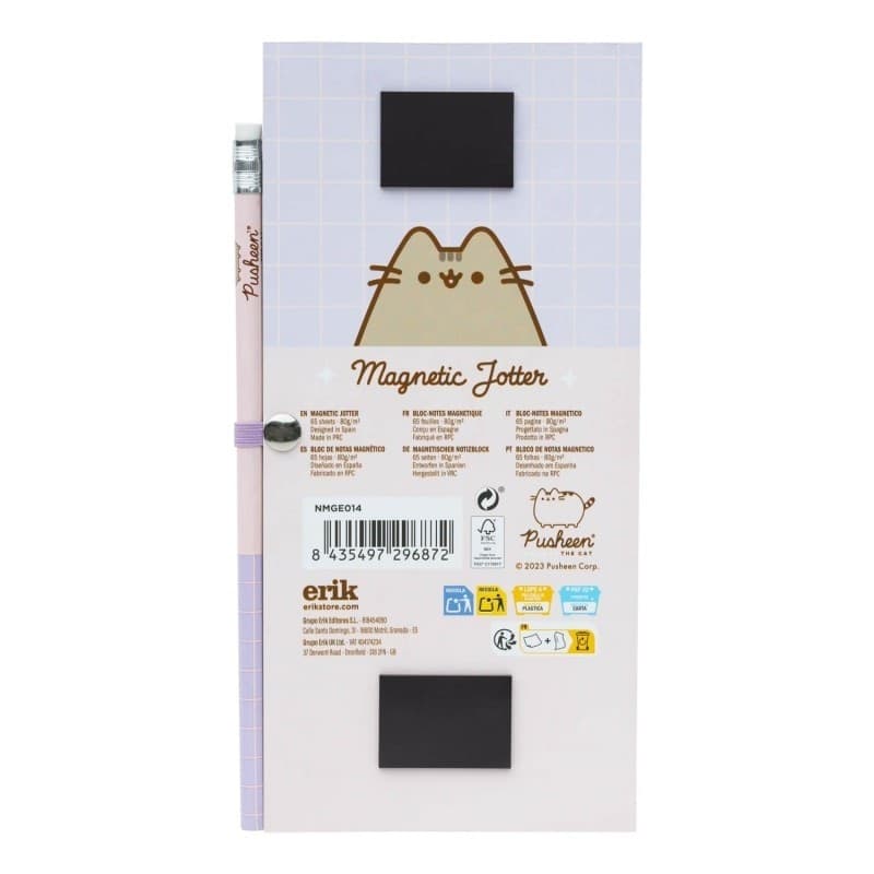 Pusheen - Quaderno con calamita da frigo + matita della collezione Moments - 2