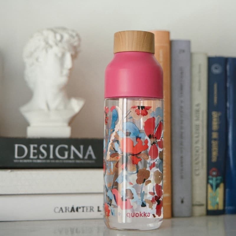 Quokka Ice - ecozen Borraccia 720 ml (Fiori Rossi) - 4