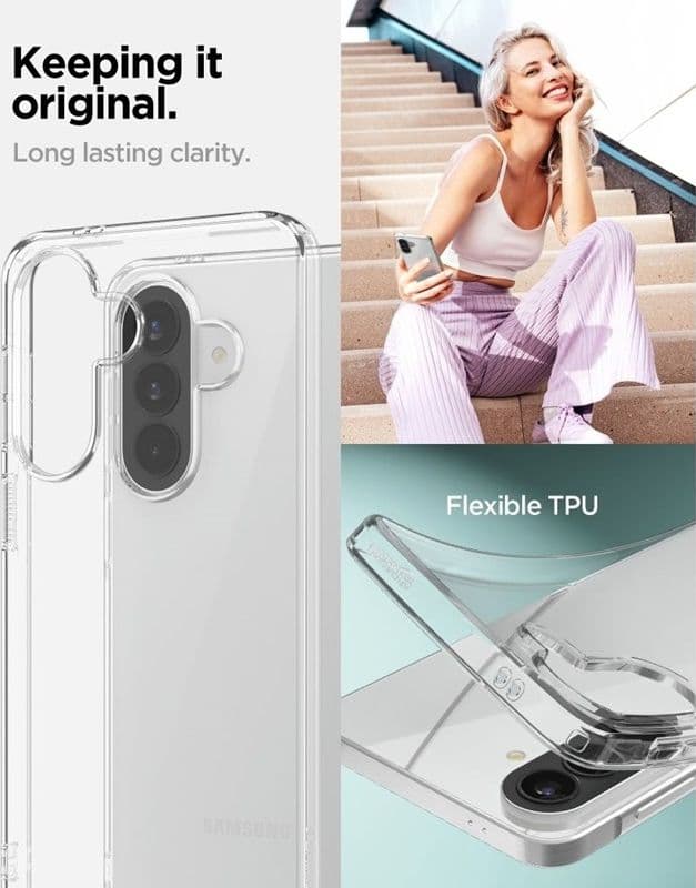 Spigen Liquid Crystal - Custodia per Samsung Galaxy A57 5G (Trasparente) - 10