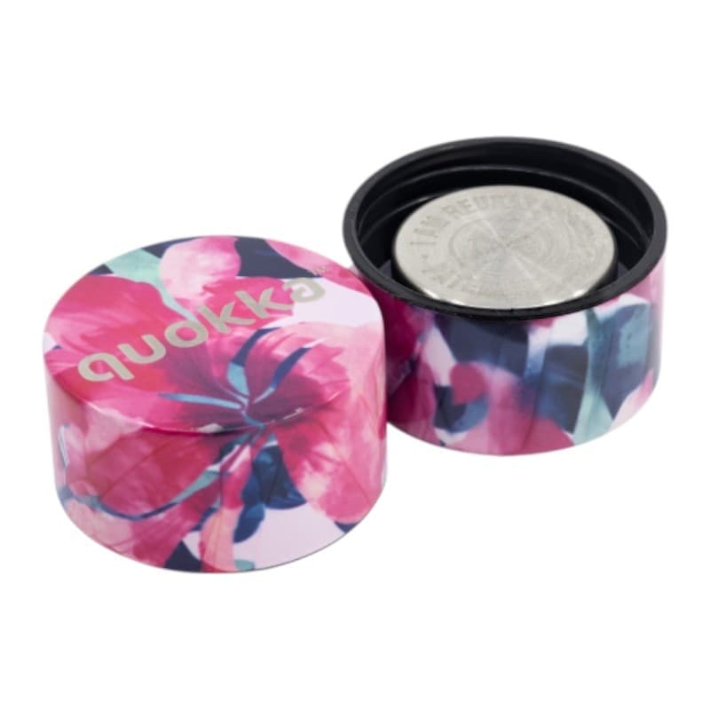 Quokka Solid - Bottiglia termica in acciaio inossidabile 510 ml (Pink Bloom) - 4