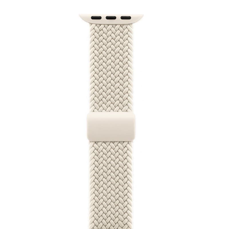 Cinturino Crong Wave - Cinturino intrecciato per Apple Watch 38/40/41/42 mm (beige) - 4