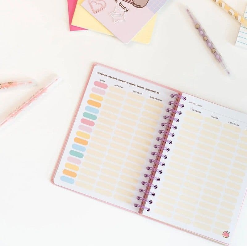 Pusheen - Calendario / Agenda settimanale A5 della collezione Frutta 2026/2027 - 5
