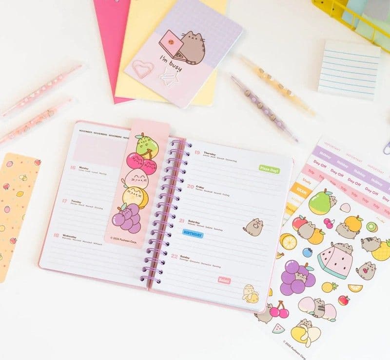 Pusheen - Calendario / Agenda settimanale A5 della collezione Frutta 2026/2027 - 6