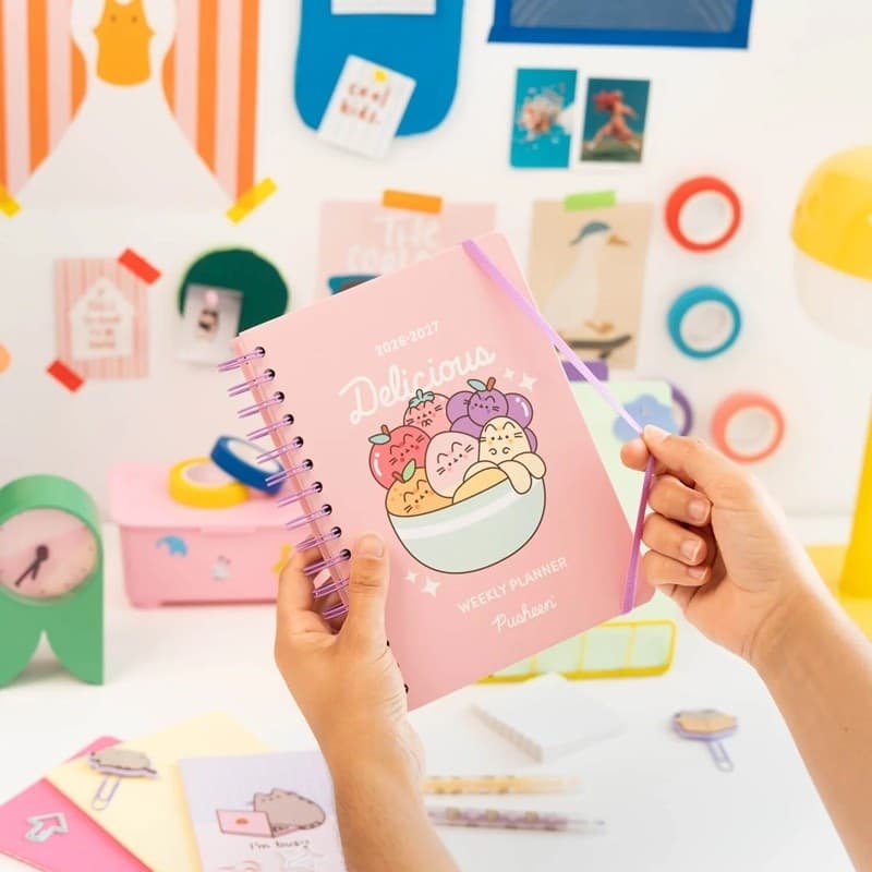 Pusheen - Calendario / Agenda settimanale A5 della collezione Frutta 2026/2027 - 9