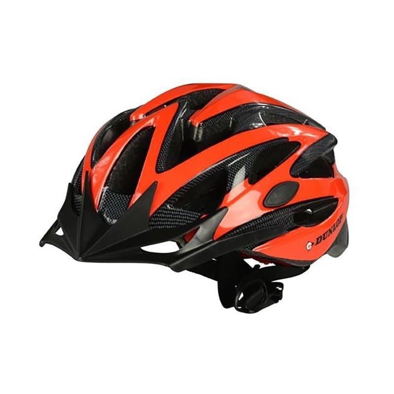 Dunlop - MTB Regulated Bike Helmet r. M 55-58 cm (red/black) - 2