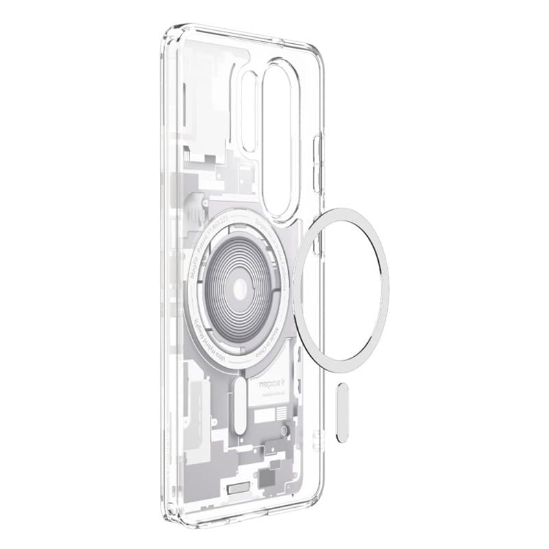 Spigen Ultra Hybrid Mag MagSafe - Custodia per Samsung Galaxy S26 Ultra (Zero One White) - 4
