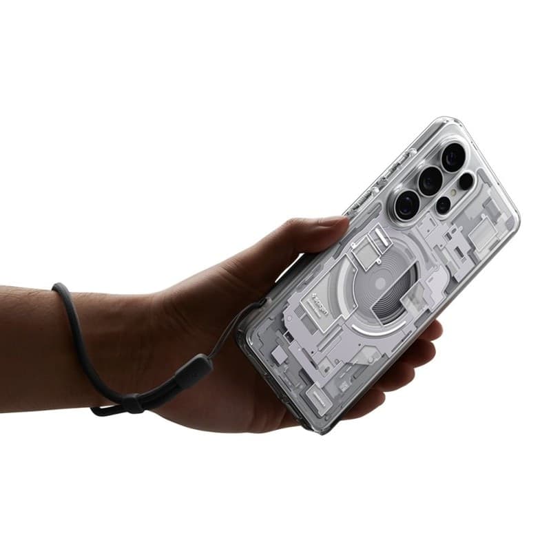 Spigen Ultra Hybrid Mag MagSafe - Custodia per Samsung Galaxy S26 Ultra (Zero One White) - 5