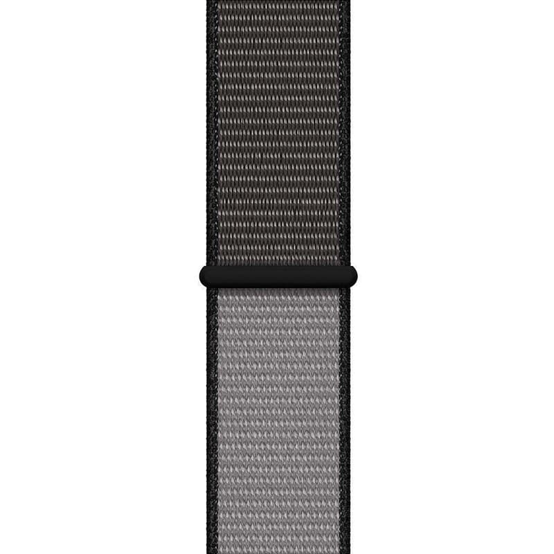 Cinturino sportivo Crong in nylon per Apple Watch 44/45/46/49 mm (grigio notte) - 3