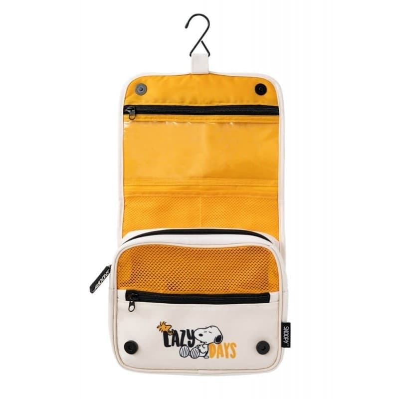 Snoopy - Travel Toiletry Bag with Hanging Hook - 2